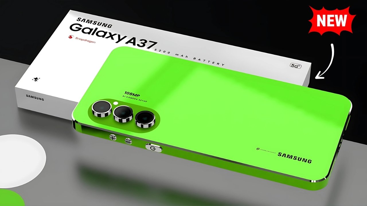 Samsung Galaxy A37 5G – 108MP Camera, Dimensity 7300, Long-Lasting 5200mAh Battery