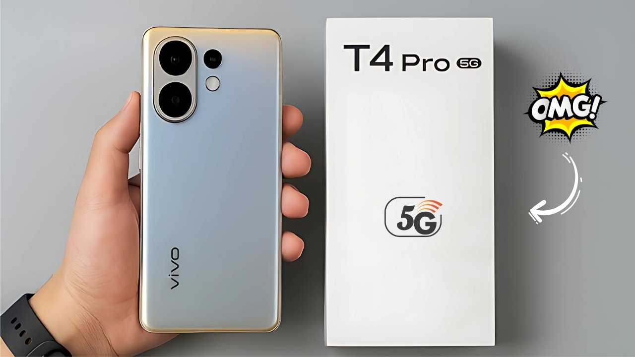 Vivo T4 Pro 5G Launched With Impressive Features 8GB RAM, 128GB Storage and Vibrant AMOLED Display